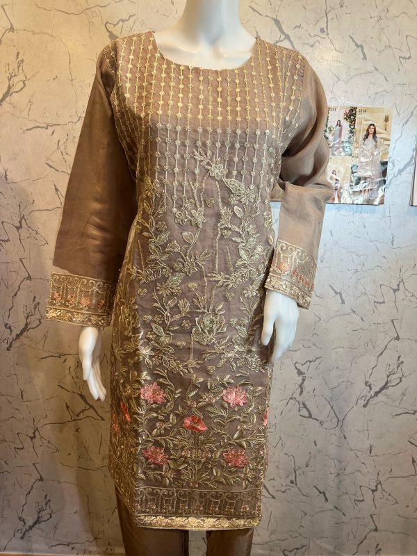 R.C. Organza Fancy 3pcs Suit – Bild 2