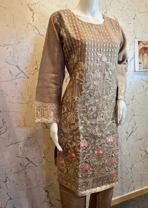 R.C. Organza Fancy 3pcs Suit – Bild 3