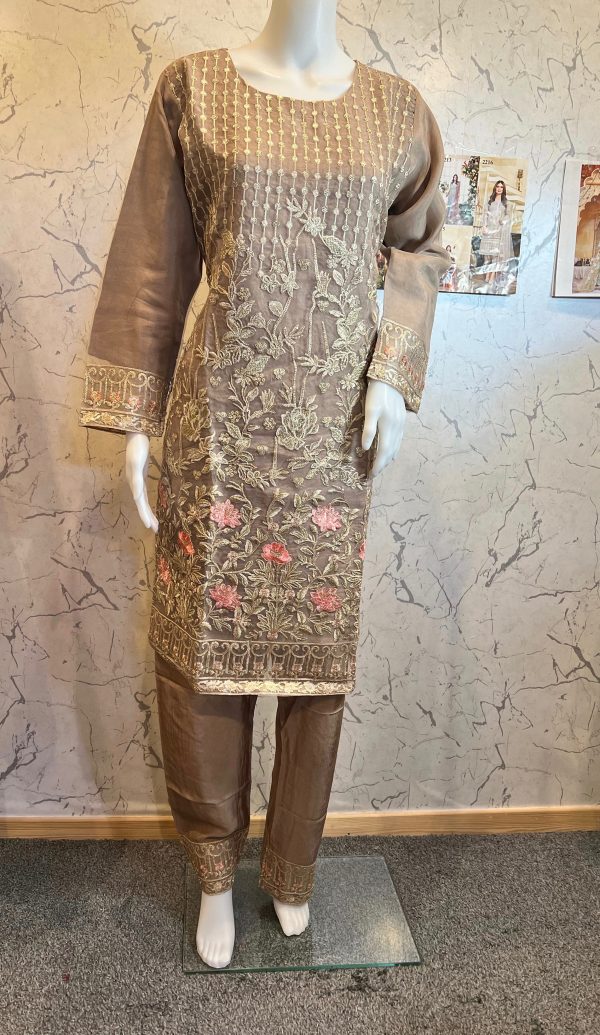 R.C. Organza Fancy 3pcs Suit – Bild 4