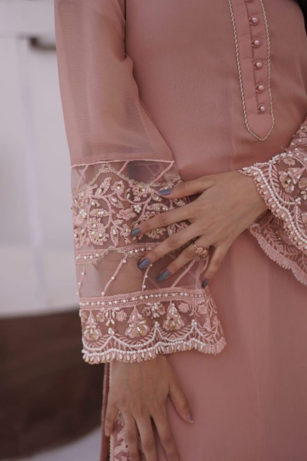 Chiffon 3pcs Gharara Suit – Bild 3
