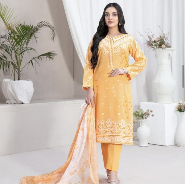Tawakkal Embroidered 3Pcs Lawn Suit