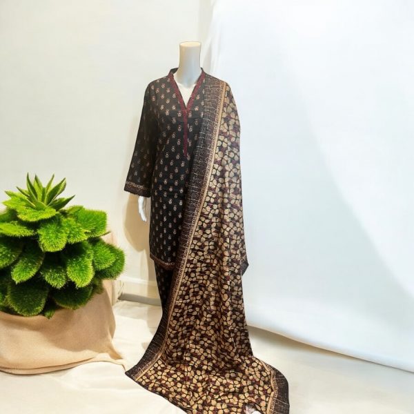 Bin Saeed khadder 3Pcs Suit
