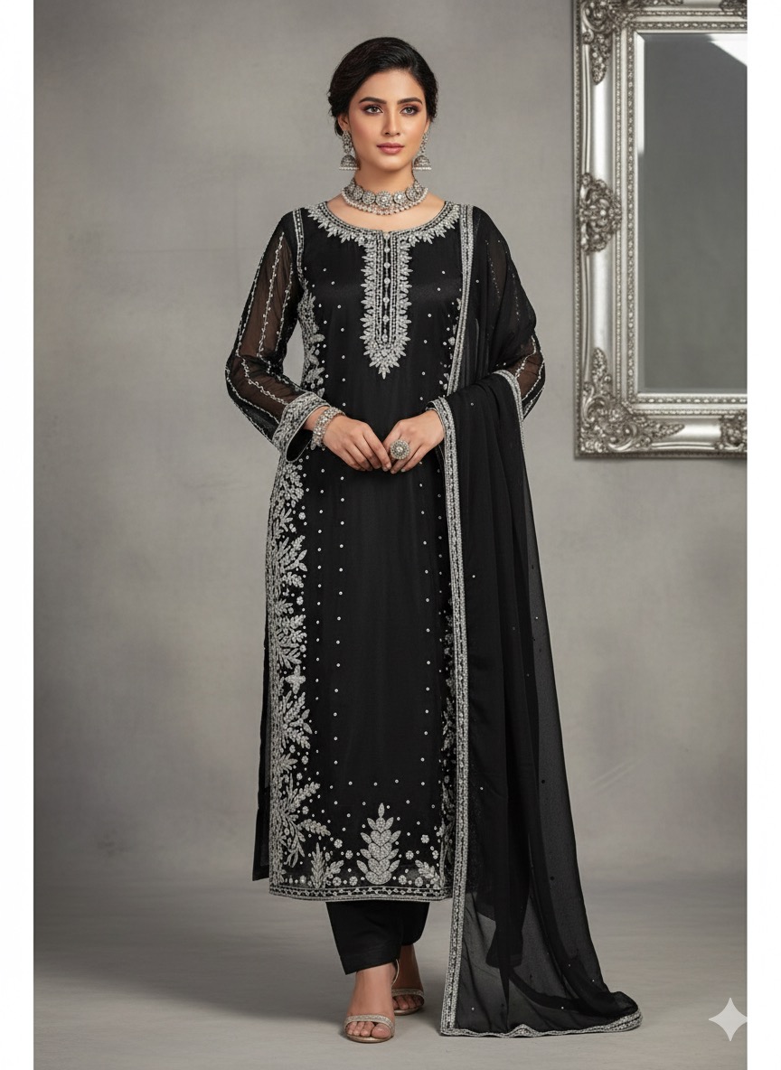 Areej Organza 3Pcs Suit