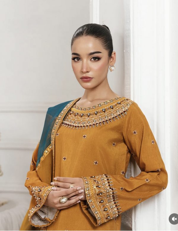 Zarqun 3Pcs Fancy Suit – Bild 4