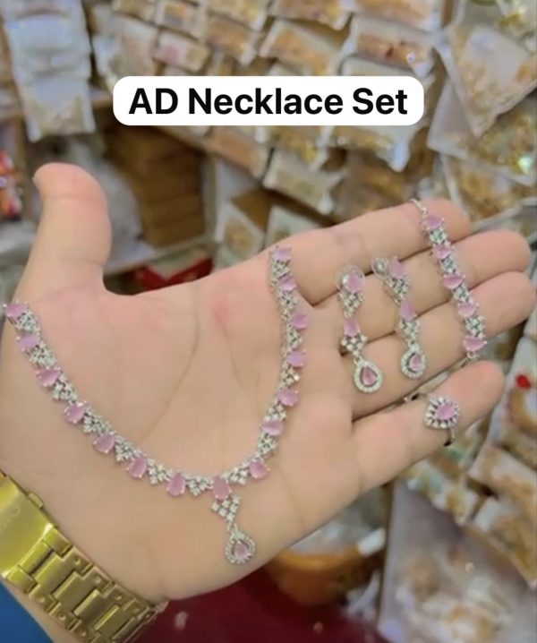 American Diamond Necklace Set