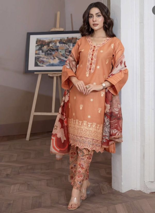 Soni Dresses 3Pcs Lawn Suit – Bild 4