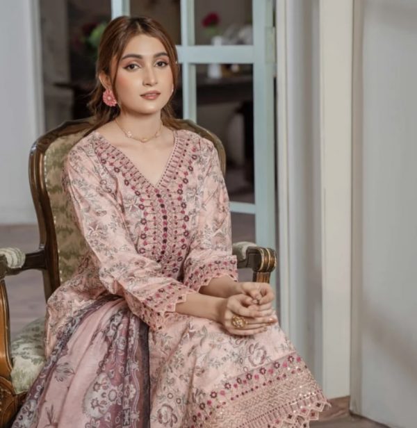 Soni Dresses 3Pcs Lawn Frok Suit – Bild 3