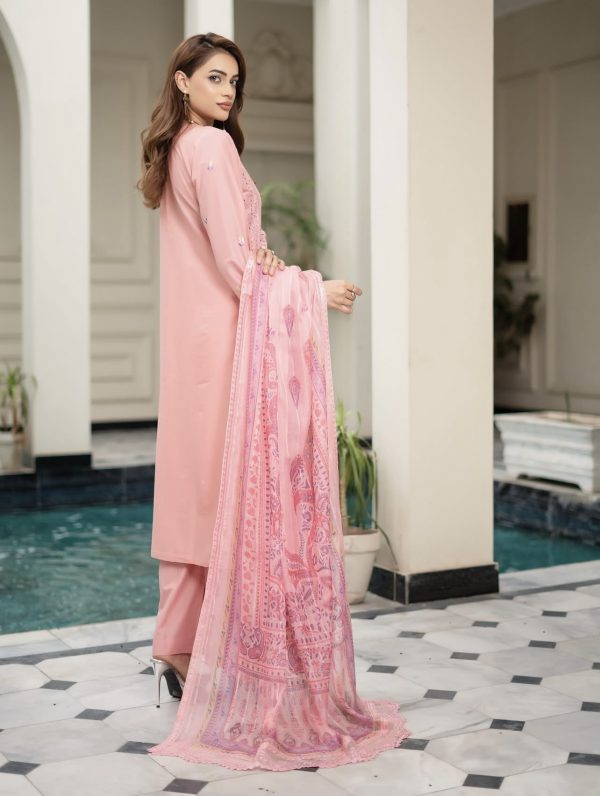 Munira 3Pcs Embroidered Lawn Suit – Bild 2