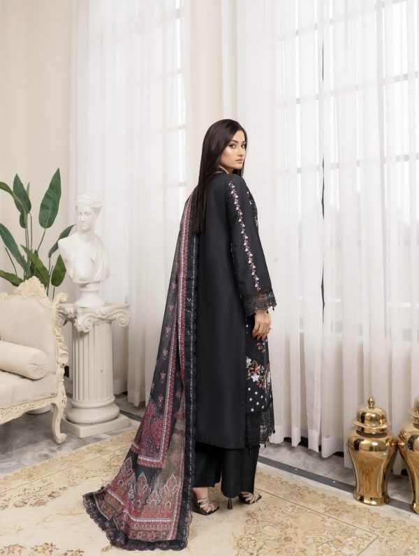 Munira 3Pcs Embroidered Lawn Suit – Bild 2