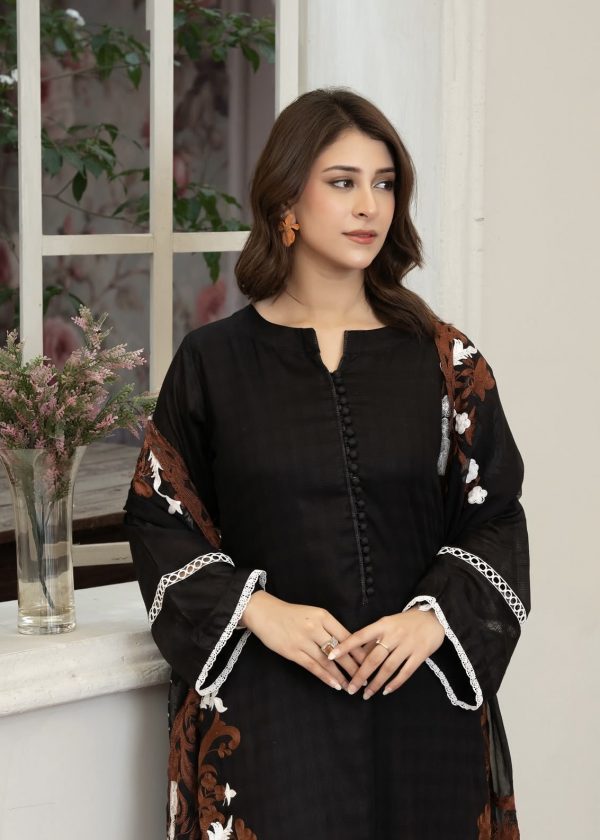 RaniyaH Embroidered 3Pcs Lawn Suit – Bild 2