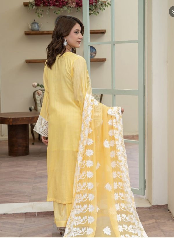 RaniyaH Embroidered 3Pcs Lawn Suit – Bild 3