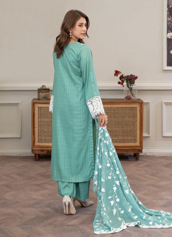 RaniyaH Embroidered 3Pcs Lawn Suit – Bild 4