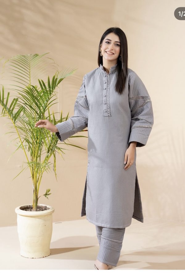 RaniyaH Jaquard 2pcs Suit