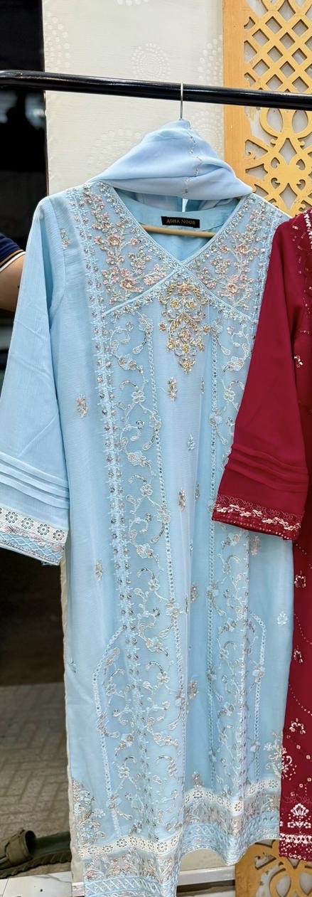 Chiffon 3Pcs Fancy Suit – Bild 2