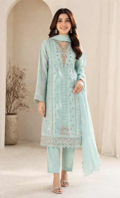 Chiffon Fancy 3Pcs Suit