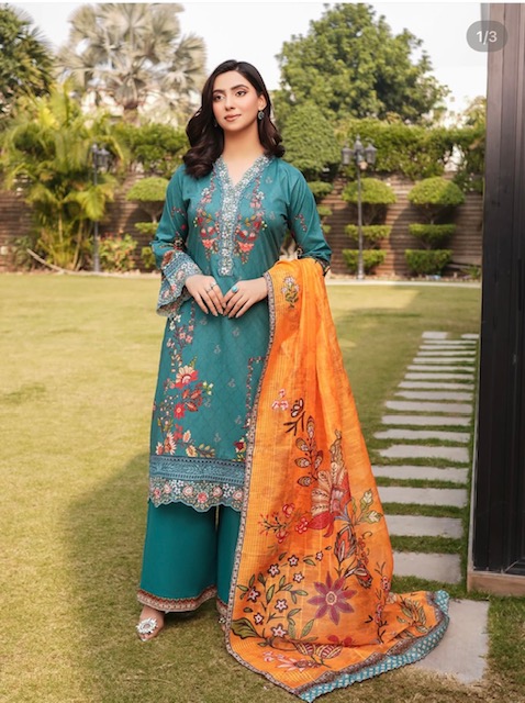 Munira 3Pcs Lawn Suit