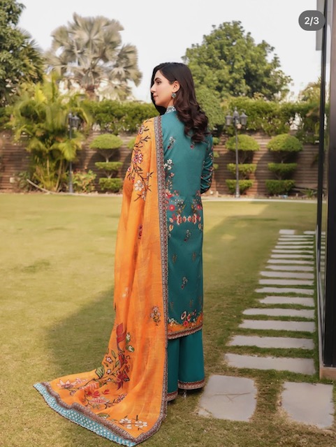 Munira 3Pcs Lawn Suit – Bild 2