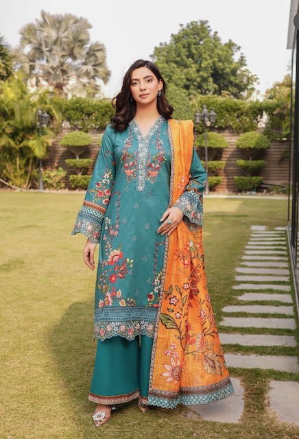 Munira 3Pcs Lawn Suit – Bild 3