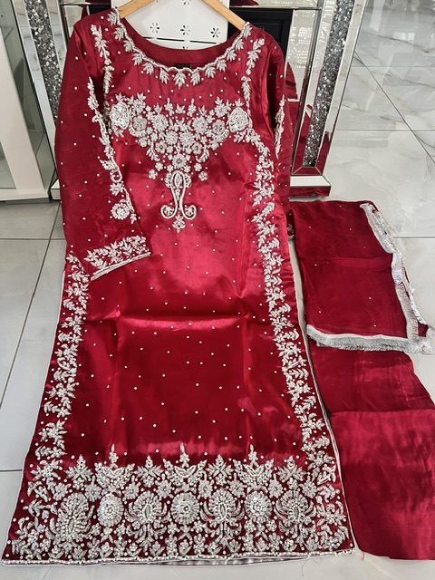 Sheesha Silk 3Pcs Fancy Suit – Bild 2