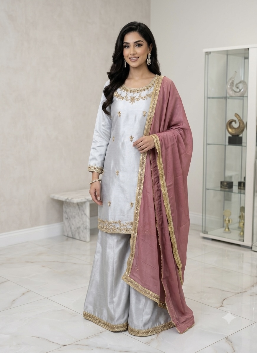 Silk Fancy 3pcs Suit